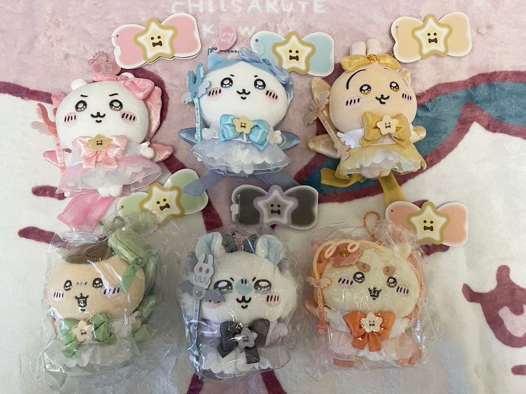 超まじかるちいかわ　パワーアップマスコット　クリアポーチ　12点セット