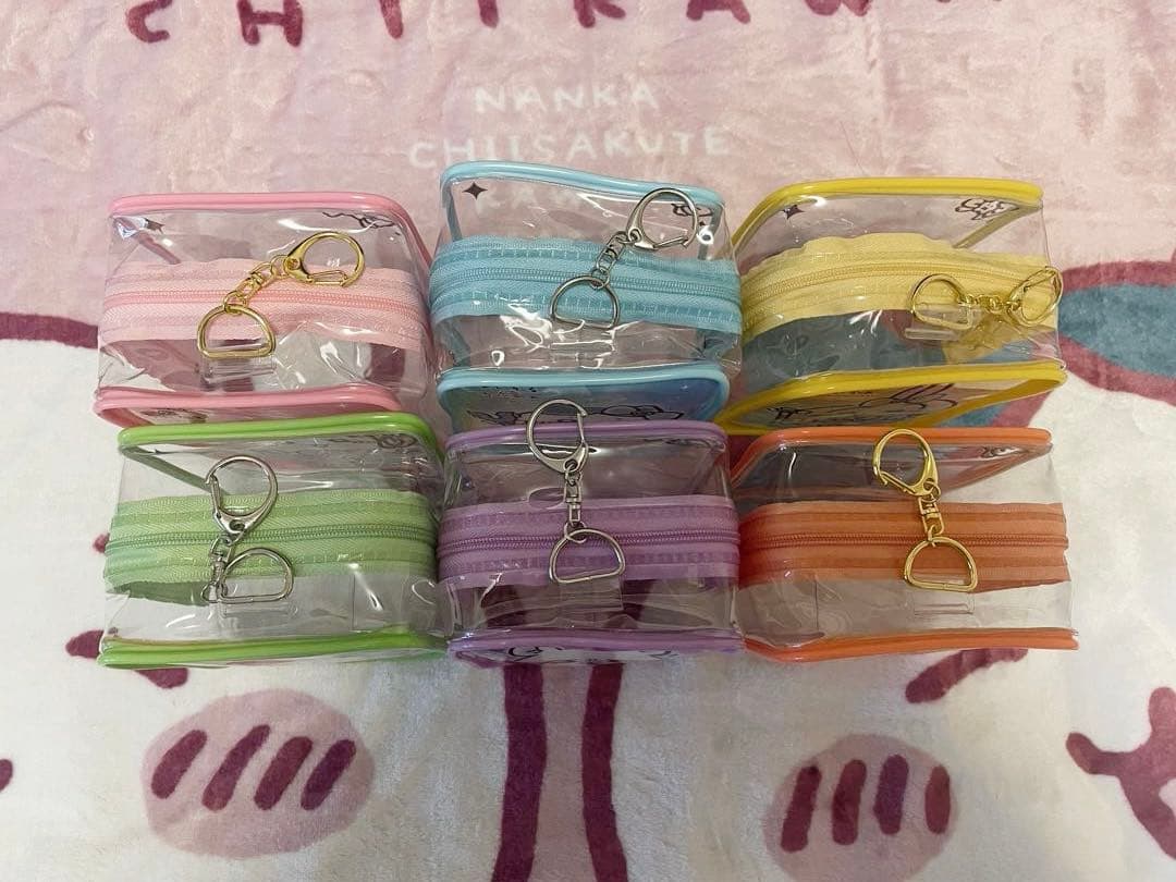 超まじかるちいかわ　パワーアップマスコット　クリアポーチ　12点セット