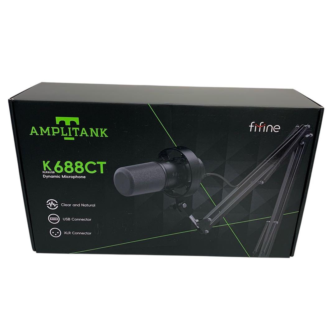 【開封・未使用】FIFINE ダイナミックマイク K688CT ライブ配信　#1