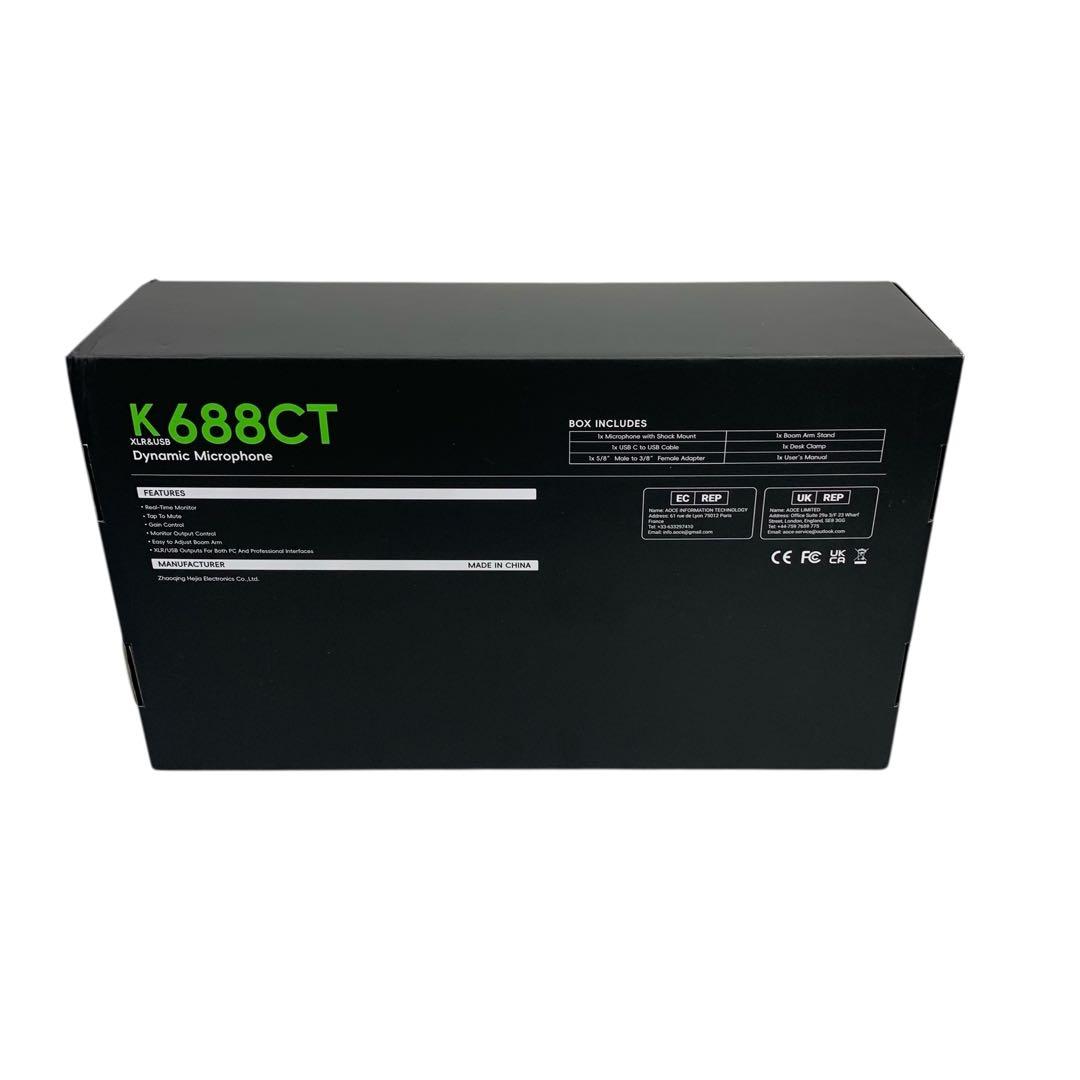 【開封・未使用】FIFINE ダイナミックマイク K688CT ライブ配信　#1