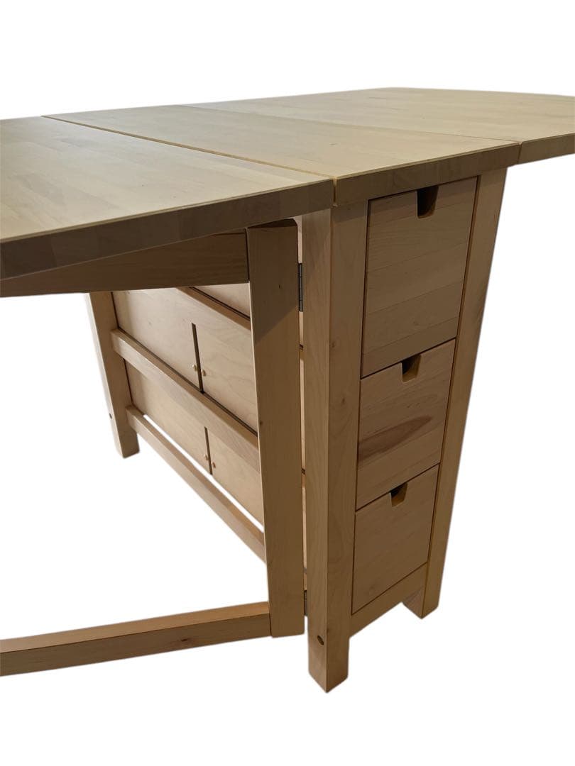 IKEA ノールデン ゲートレッグテーブル/バーチ