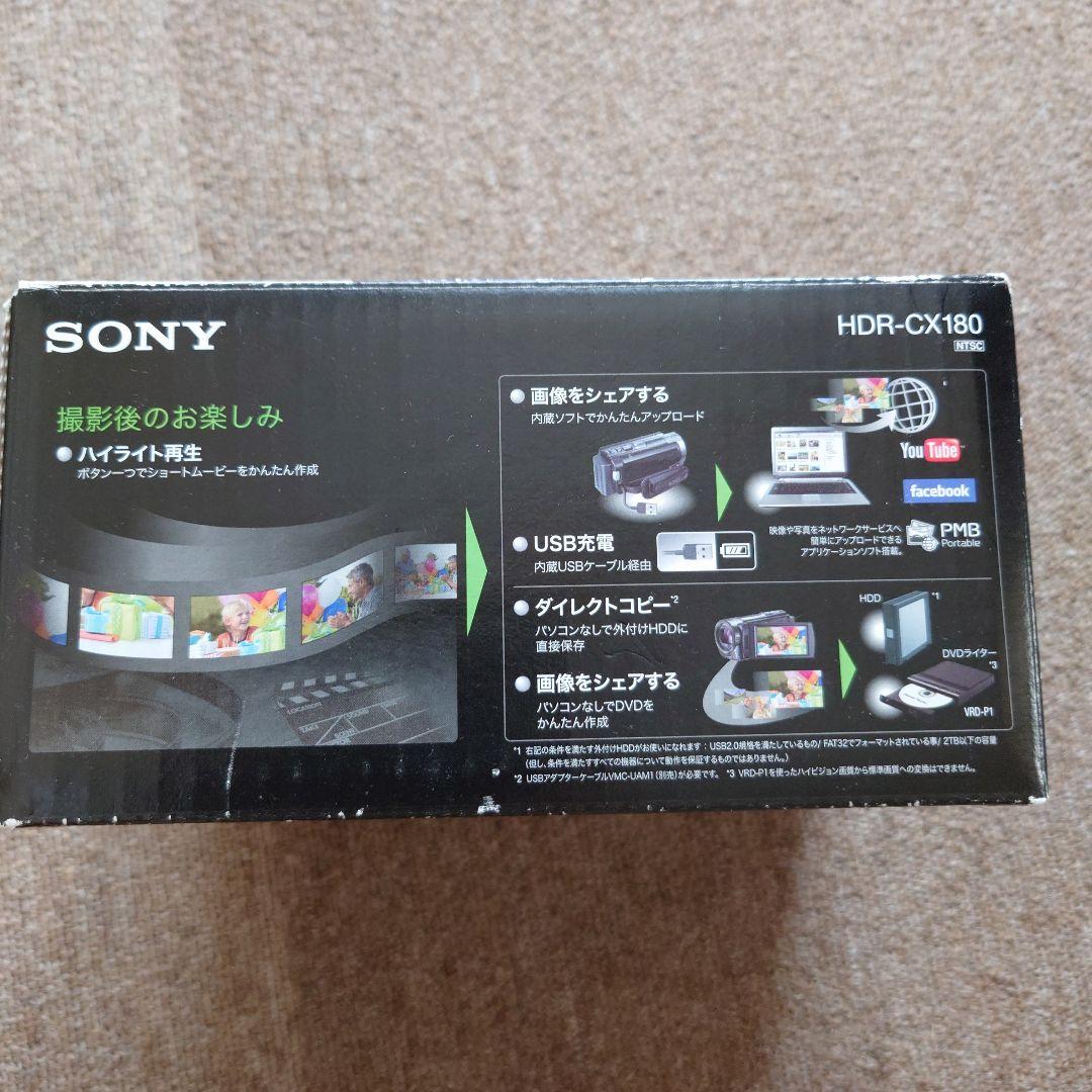 SONY HDR-CX180 ビデオカメラ