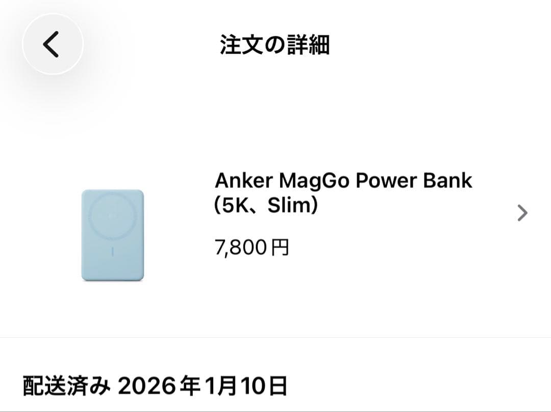 【Apple限定】Anker MagGo Power Bank（5K,Slim）