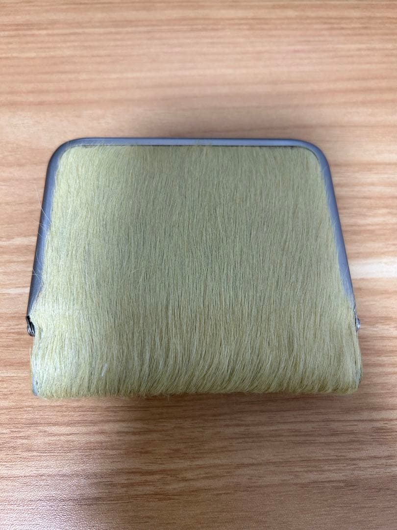 Hender Scheme hairy snap wallet 黄色　美品