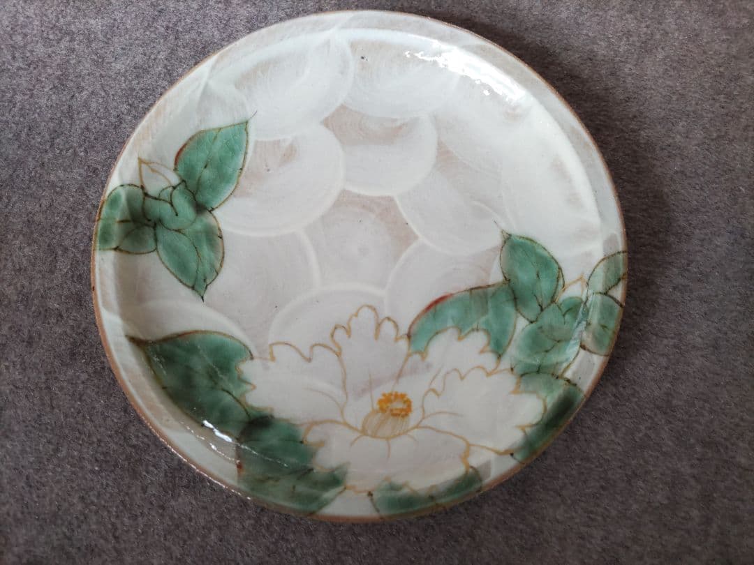 翌日発送 希少 先代作！陶葊・陶あん カップ＆ソーサー 牡丹絵 大振り