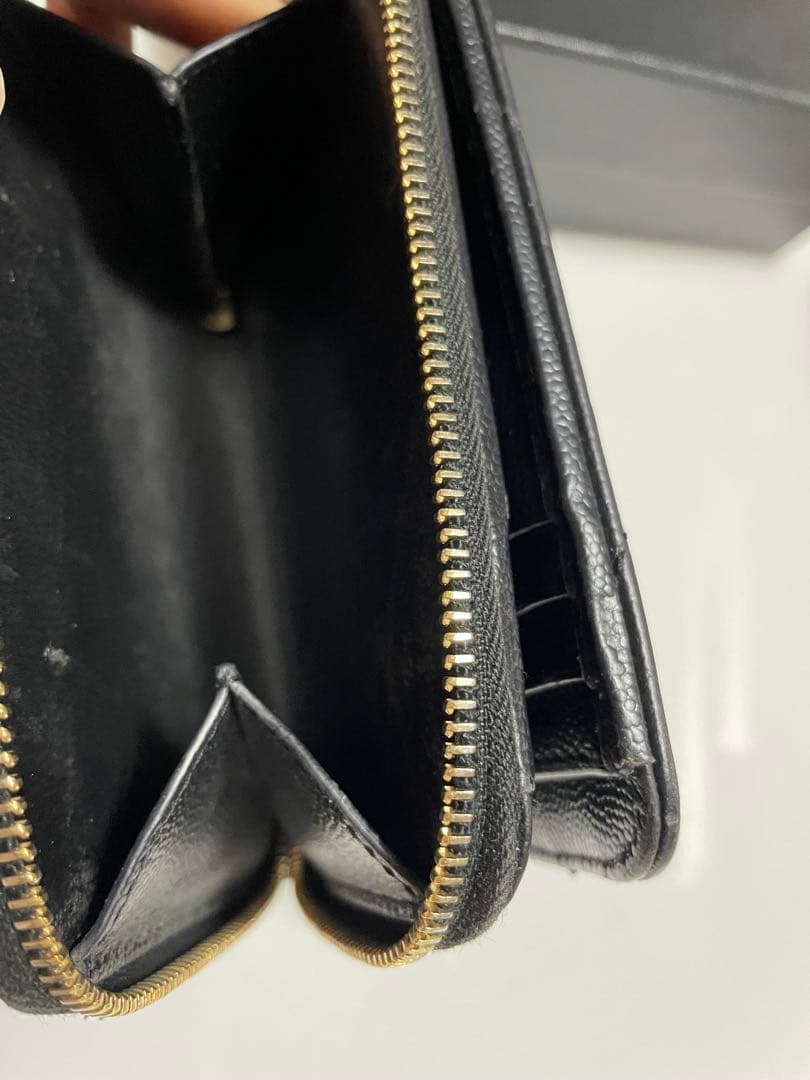 ◎SAINTS LAURENT サンローラン2つ折りコンパクト財布