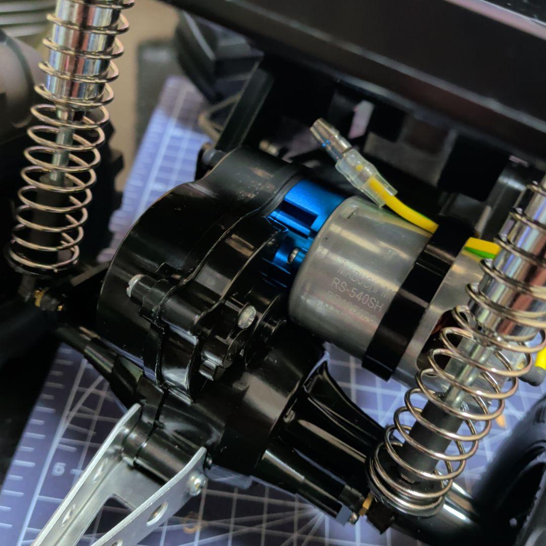 タミヤ ランチボックス ブラックエディション フルベア、サーボ、LED付き