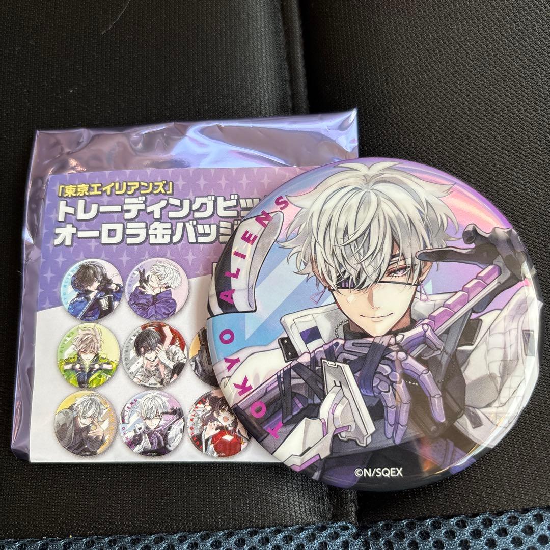 東京エイリアンズ 雨宮零士 ハオハオショップ ビッグ オーロラ缶バッジ