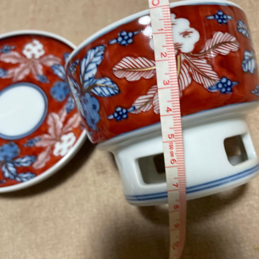 先代源右衛門　古伊万里風蕪絵　蒸椀未開封　傳　日本の器　木箱あり