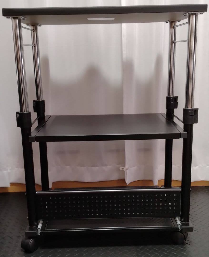 Bauhutte バウヒュッテ 昇降式 プリンター台 BHS-600P-BK