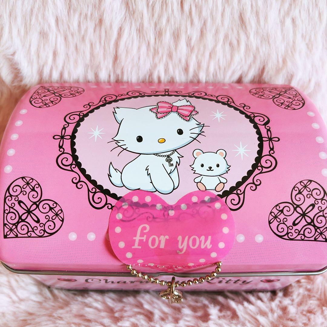 希少レア　チャーミーキティ　ジュエリーボックス　缶ケース　2006 サンリオ