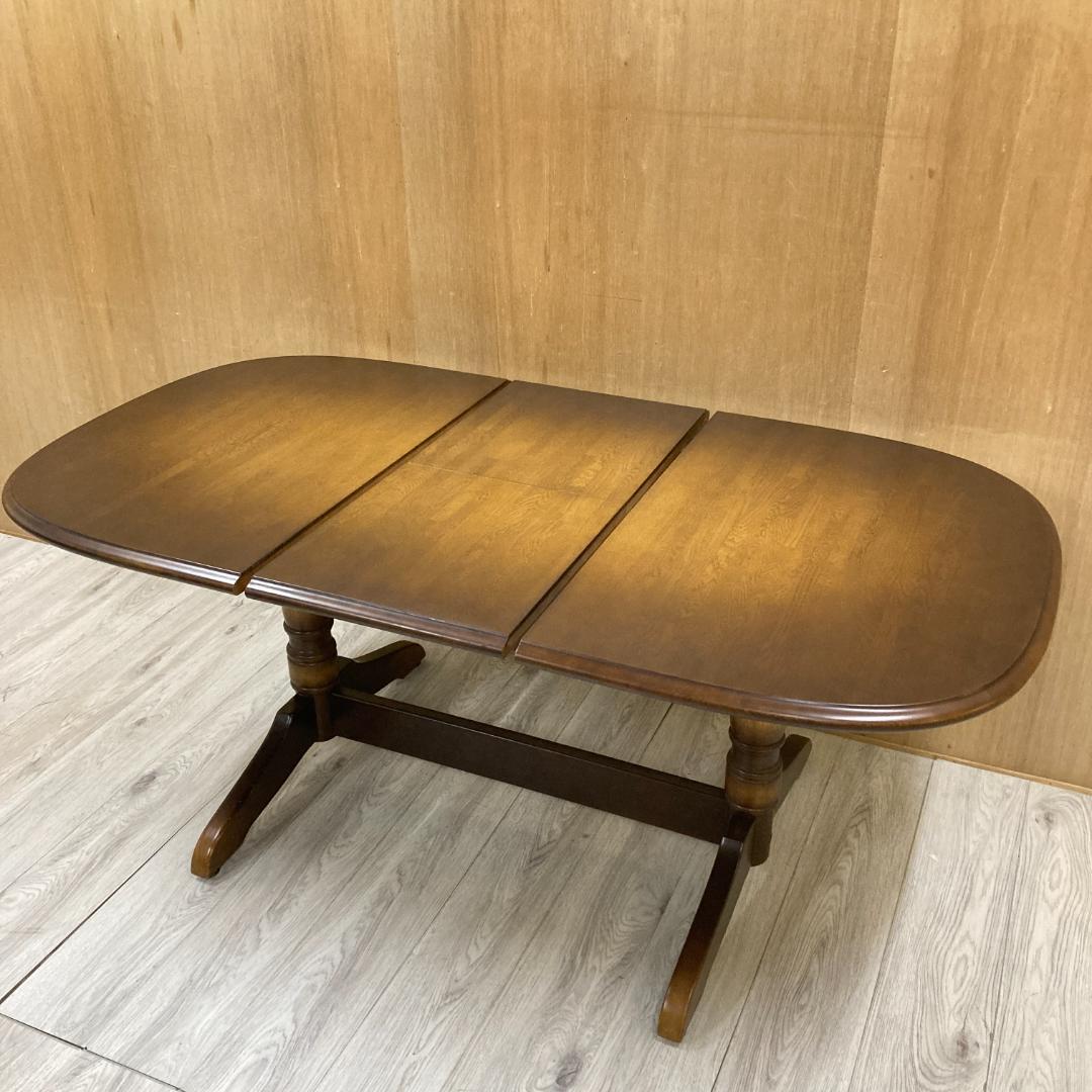 【飛騨産業】キツツキ　伸長式 ダイニングテーブル エクステンションテーブル　伸縮