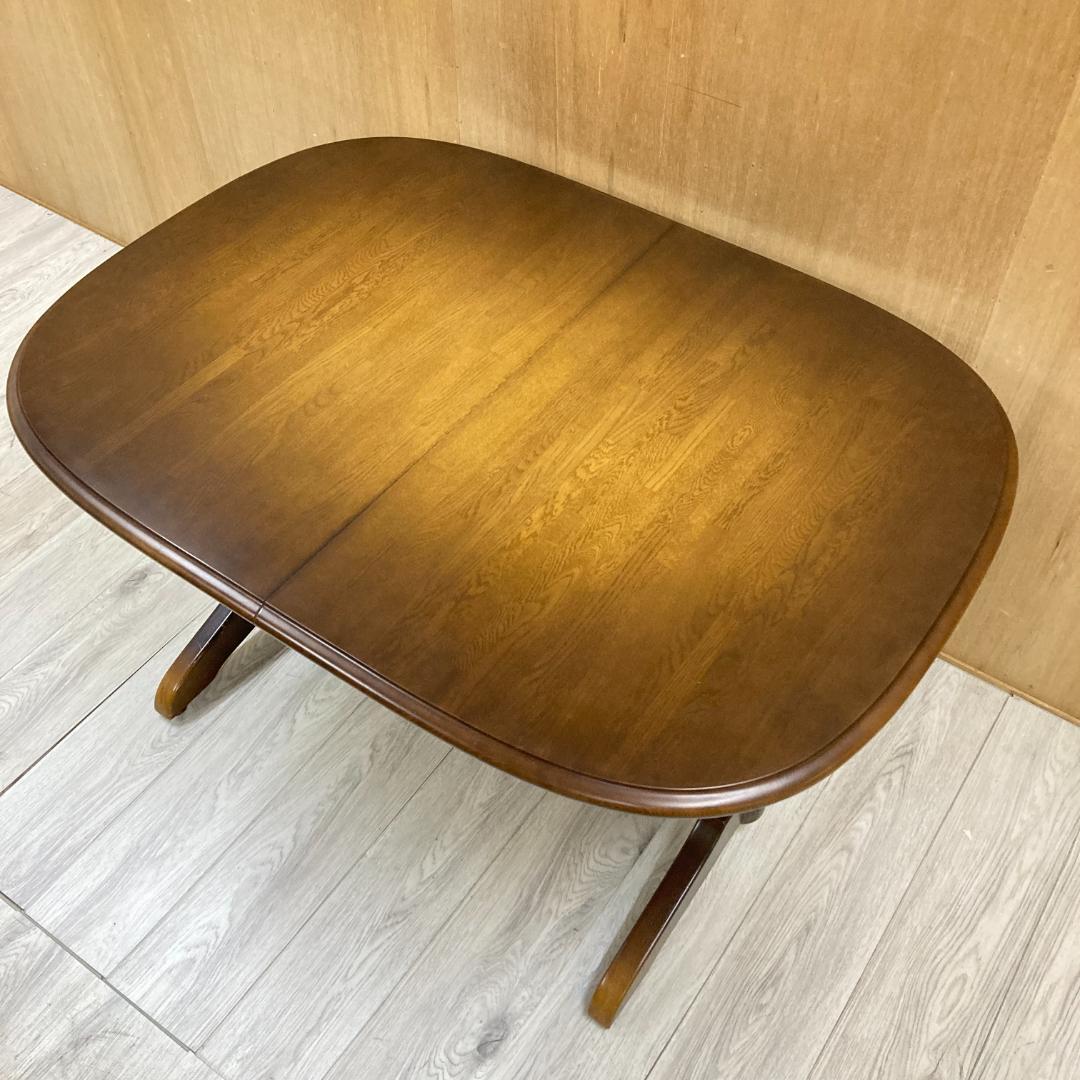 【飛騨産業】キツツキ　伸長式 ダイニングテーブル エクステンションテーブル　伸縮