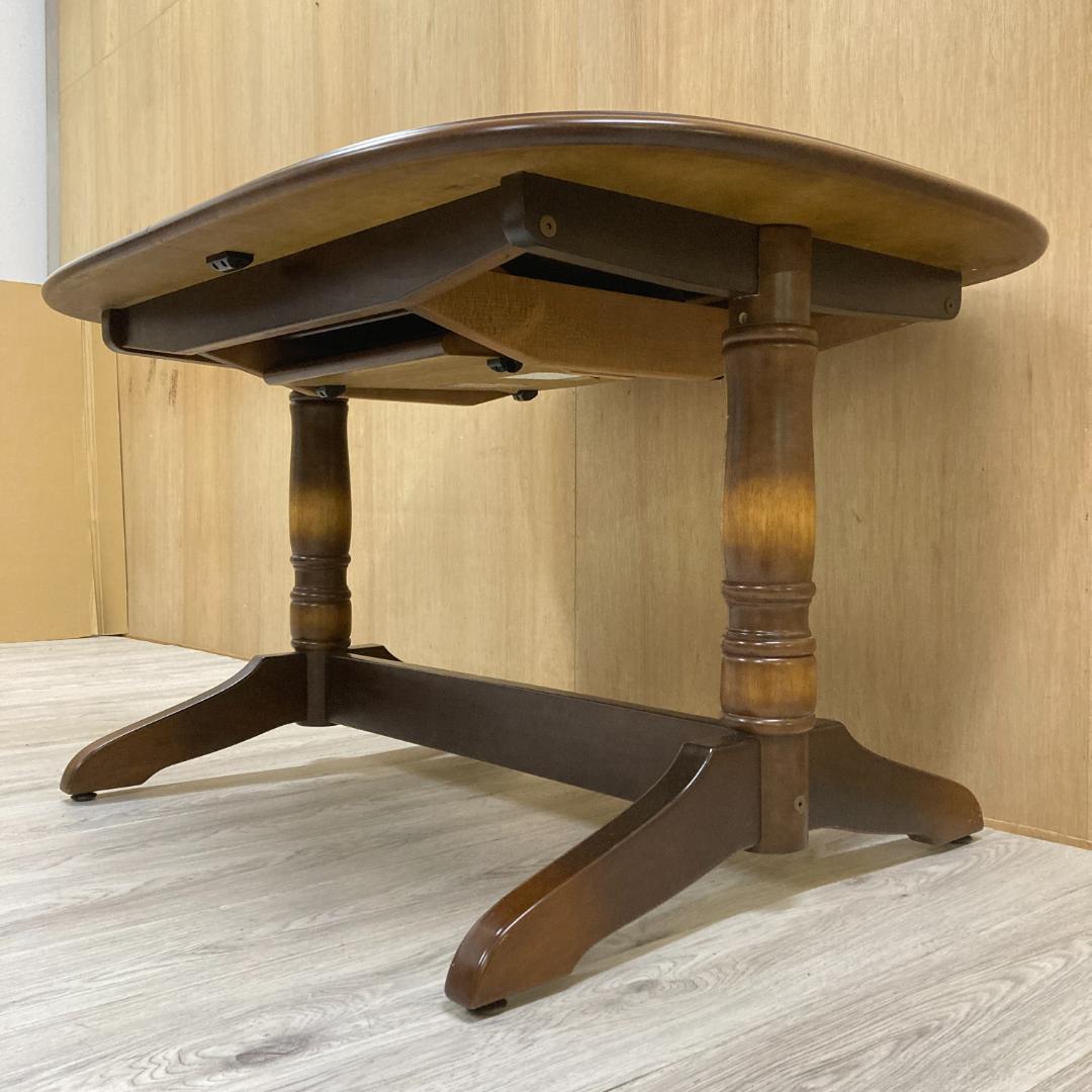 【飛騨産業】キツツキ　伸長式 ダイニングテーブル エクステンションテーブル　伸縮