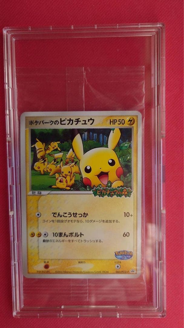 ポケパークのピカチュウ未開封 PCG-Pプロモカード 043/PCG-P