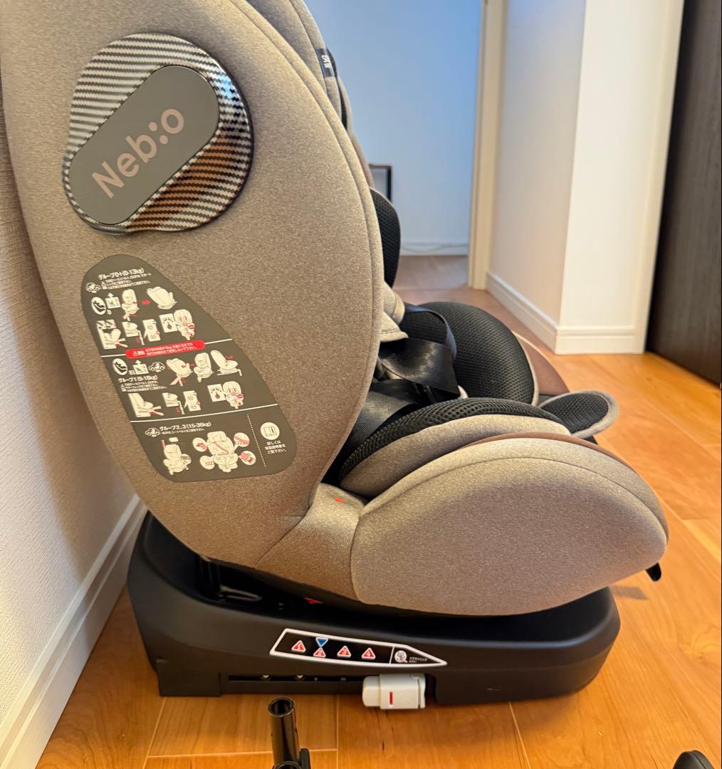 【美品】ネビオ ターンピット チャイルドシート 360° 回転式 ISOFIX
