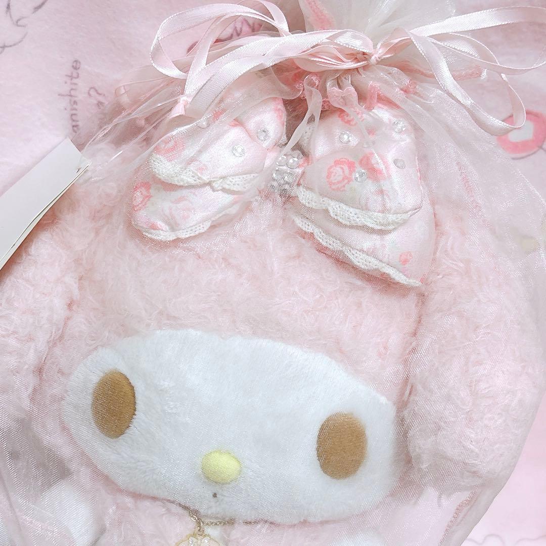 マイメロディ スワロフスキー ぬいぐるみ ネックレス ドール バラ 希少