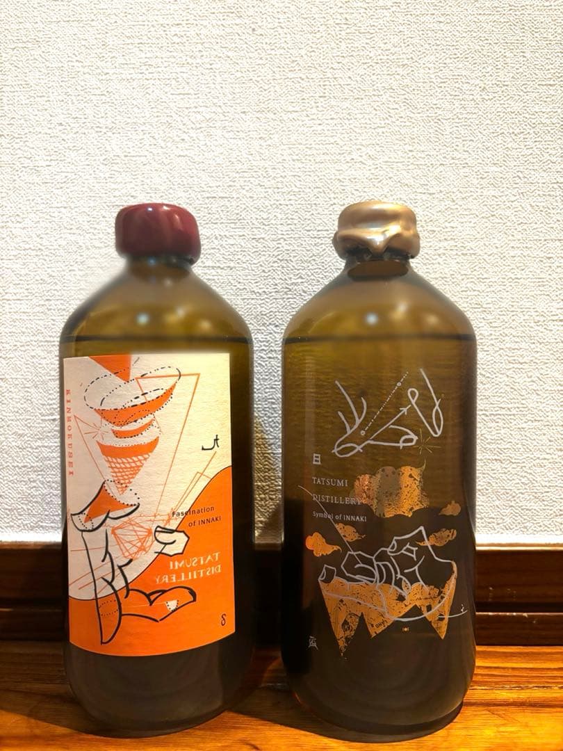 辰巳蒸留所 アルケミエ 金木犀 キンモクセイ ジン 9年目ラベル First