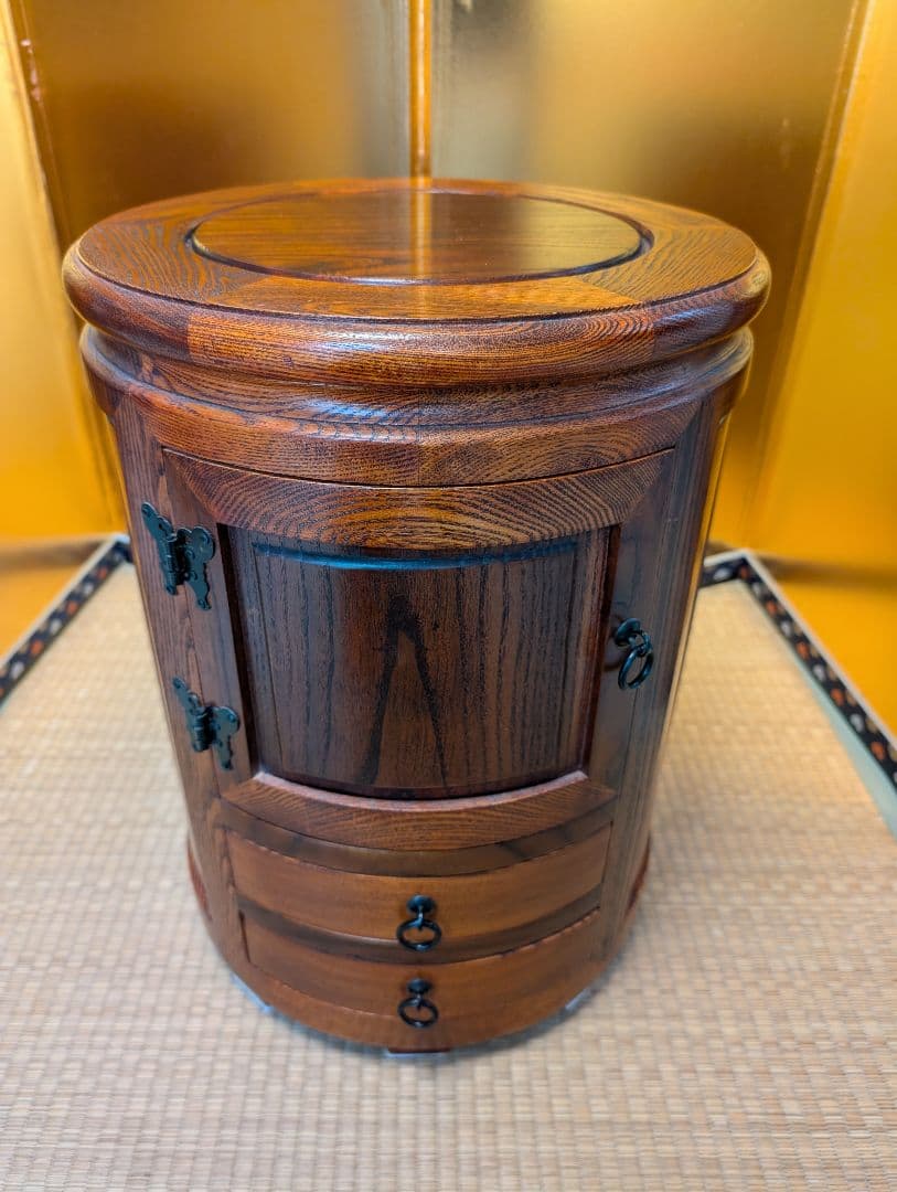 朝鮮李朝中国木製小さな踏み台肘掛花台スツール古民具骨董