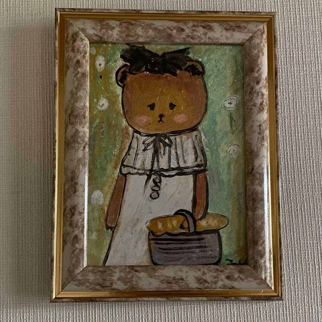 絵画。原画【Bear bought bread】