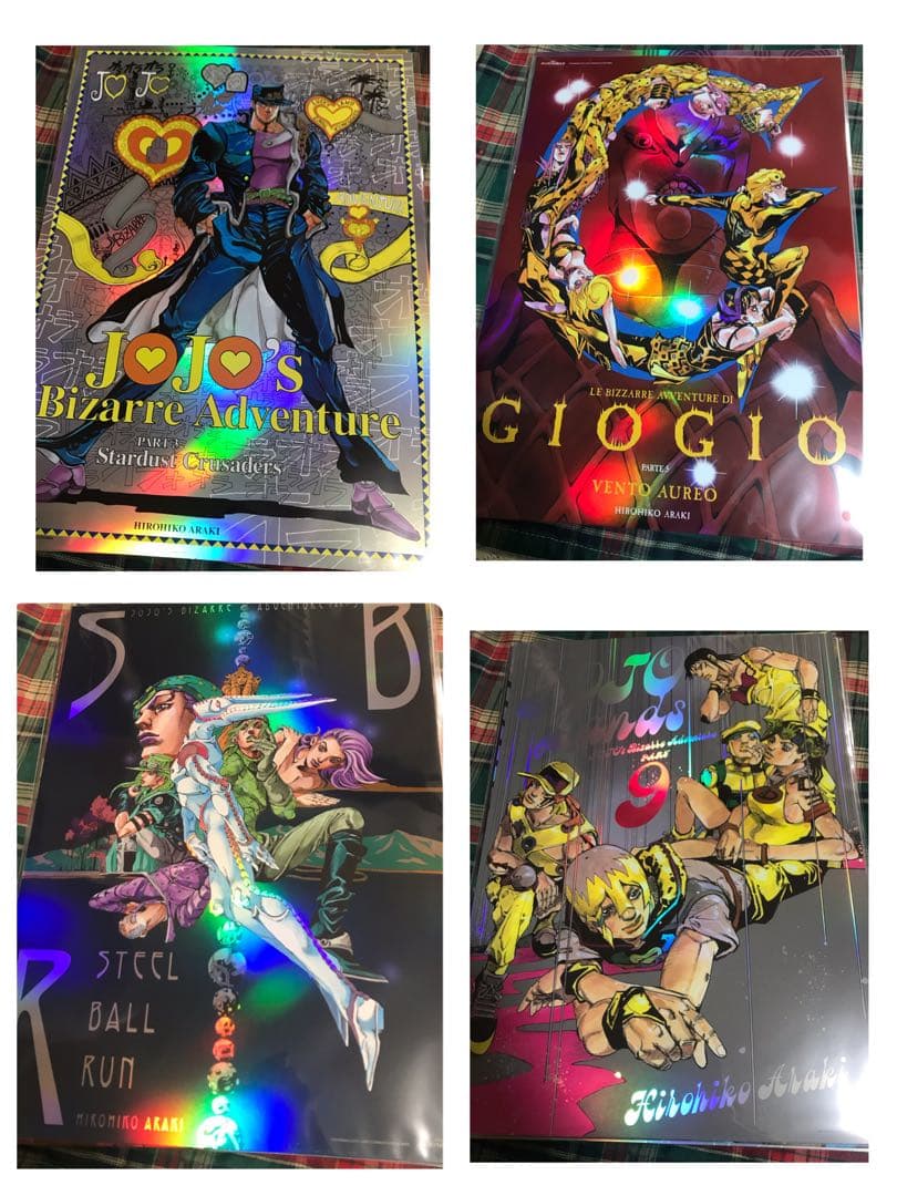 ジョジョの奇妙な冒険 ジョジョワールド B3オーロラポスター 3部5部7部