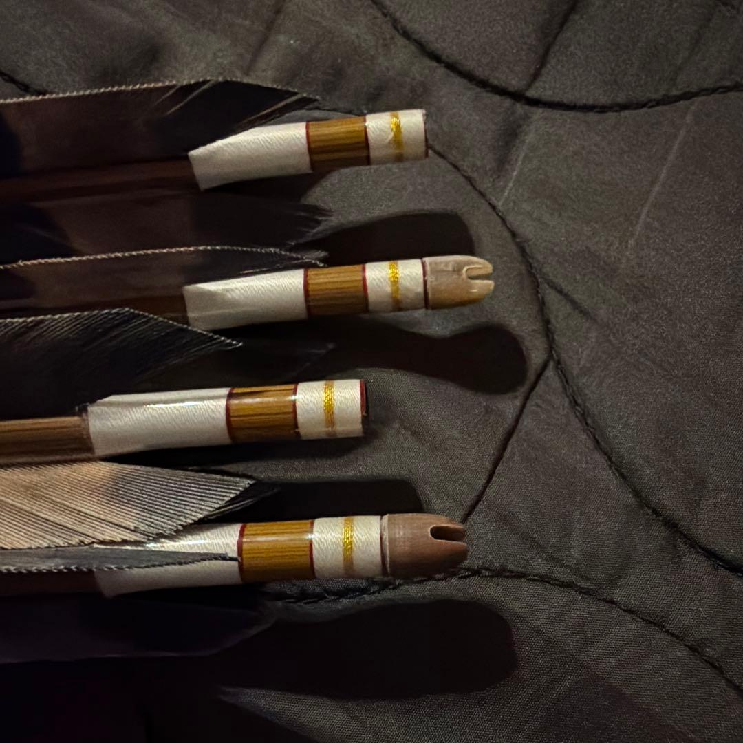 KC麦粒カーボン8023 96cm 黒鷲尾羽