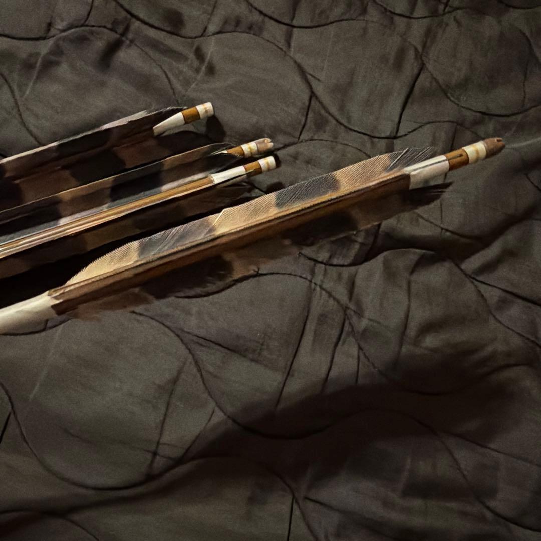 KC麦粒カーボン8023 96cm 黒鷲尾羽