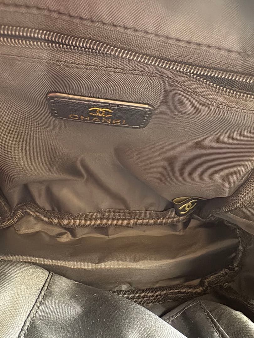 シャネル ブラック リュック ノベルティ キャビア調 お年玉限定価格！