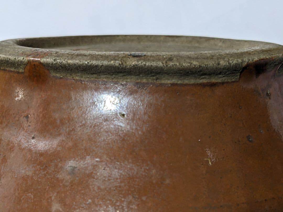 ♦丹波焼 古陶磁 壺 江戸時代 古美術品 置物 アンティーク骨董品 コレクション