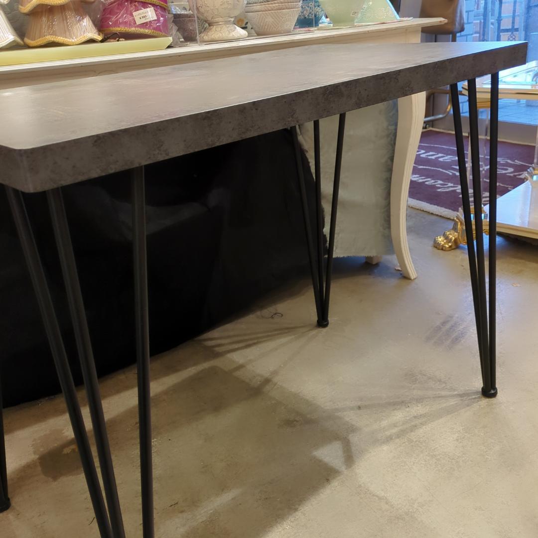 【極美品】デスク アッシュグレイ PCデスク ライトグレー 幅90㎝