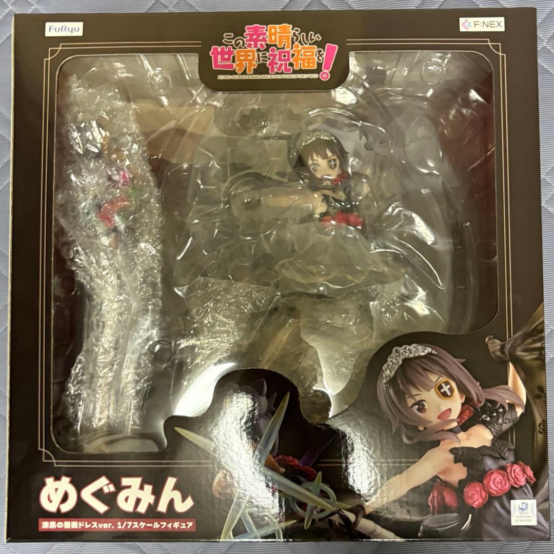 未開封品】めぐみん 漆黒の薔薇ドレスver. 1/7スケールフィギュア
