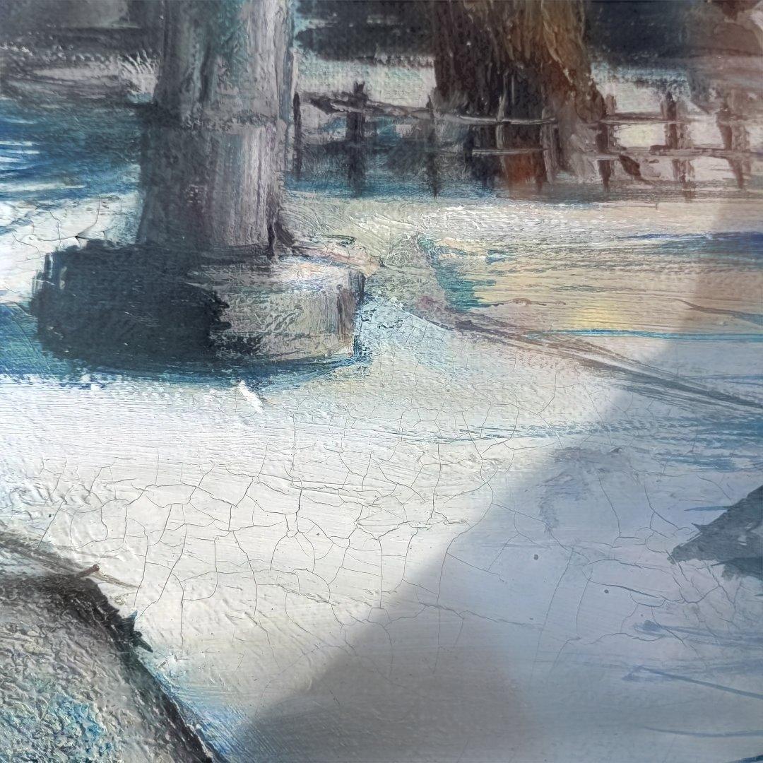 5193）長尾正明 油絵F8号「真如堂」