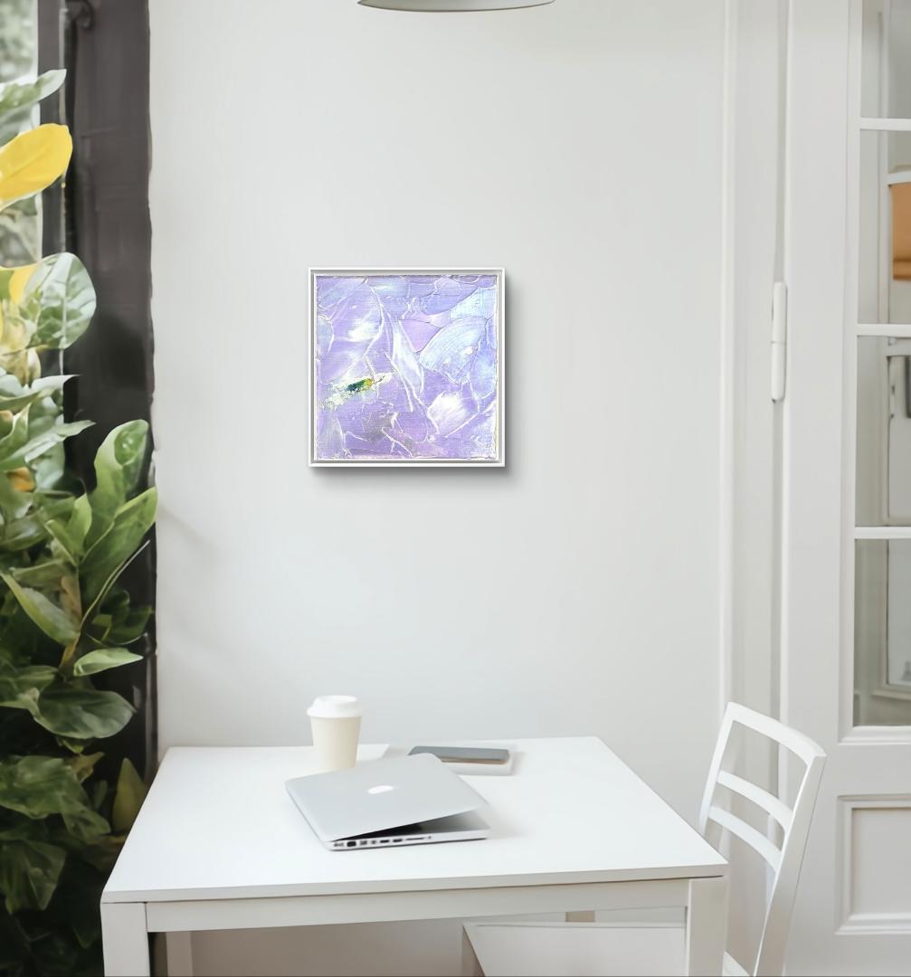 天界 / テクスチャーアート 18×18㎝ S0 原画1点のみ モダンアート