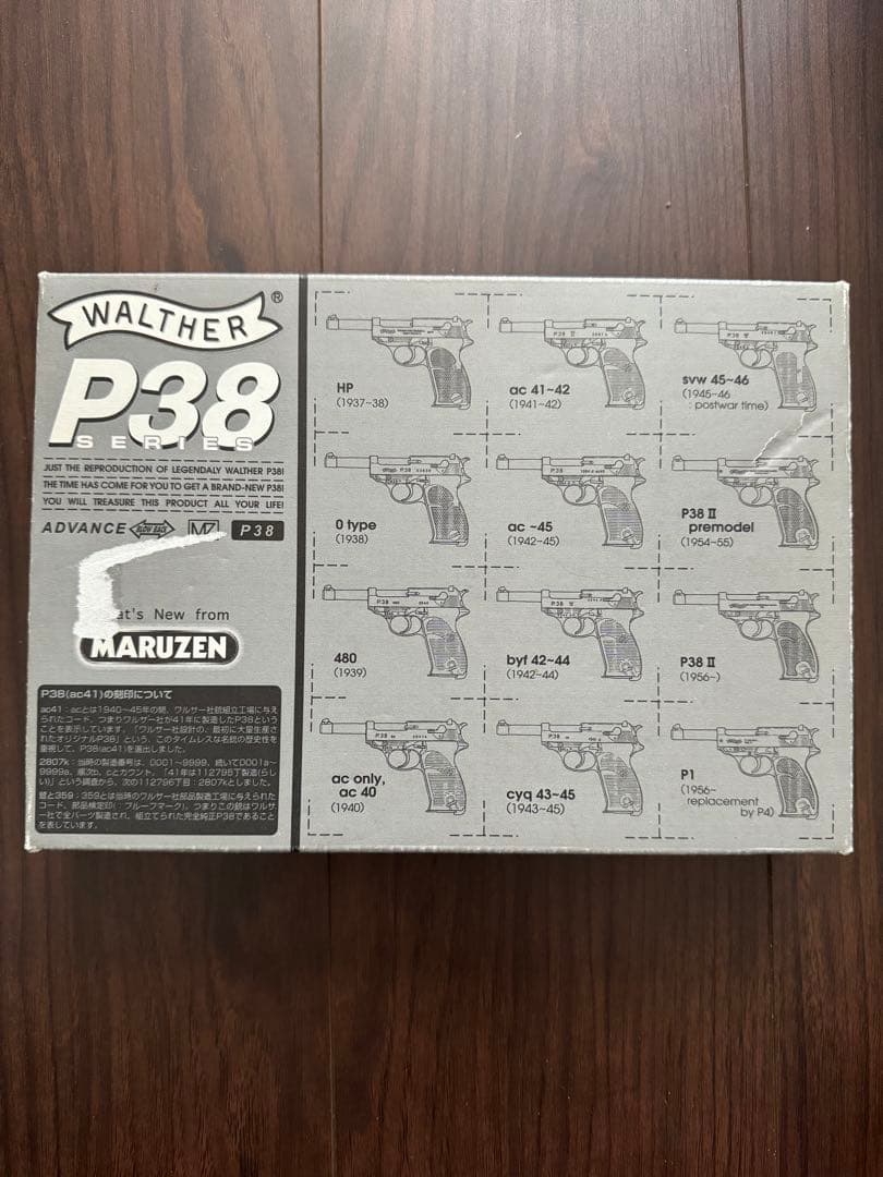 MARUZEN マルゼン　WALTHER ワルサー　P38 ブローバック