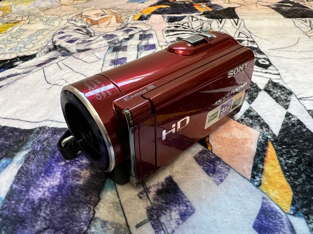 SONY HDR-CX170 レッド ビデオカメラ 本体 - メルカリ