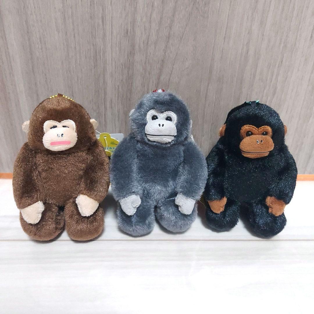 ウホウホゴリラのゴリくん ぬいぐるみ 正座 3体セット LMC - メルカリ