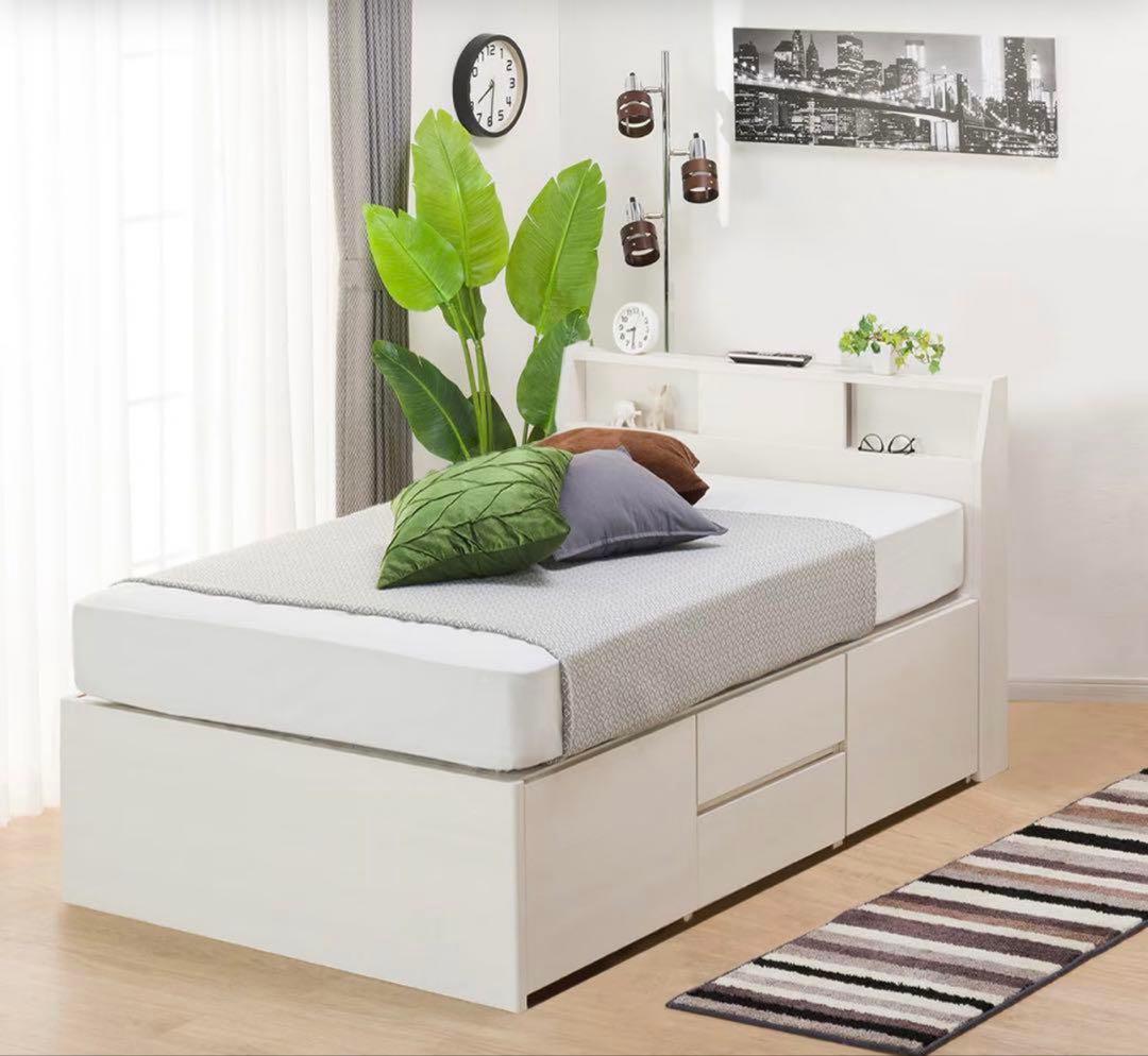 シングルベッドフレーム（アザン3 チェスト40J/WW） ニトリ