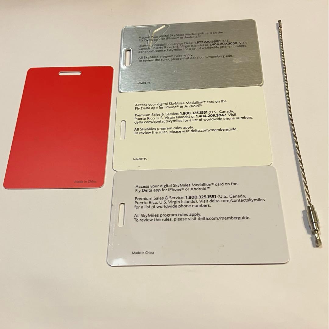 デルタ航空ミリオンマイラータグセット - メルカリ