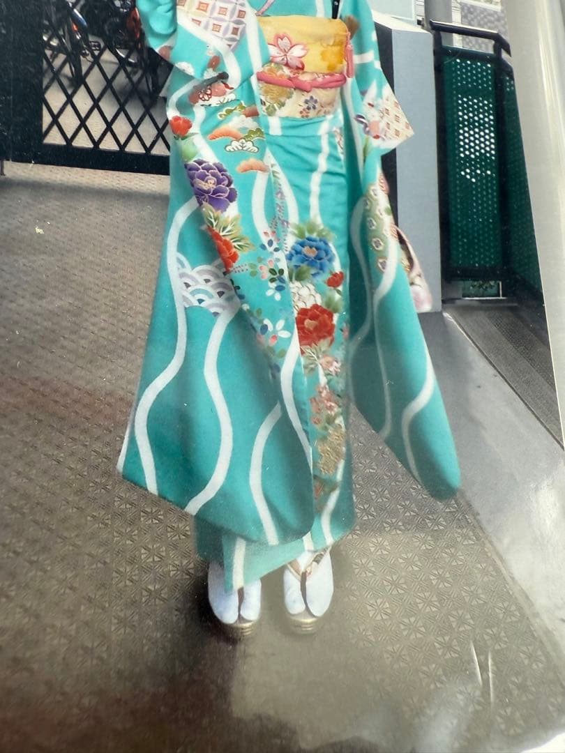 美術友禅振袖 吉祥立涌四季草花別誂え証書付き 長襦袢 新品袋帯 - メルカリ