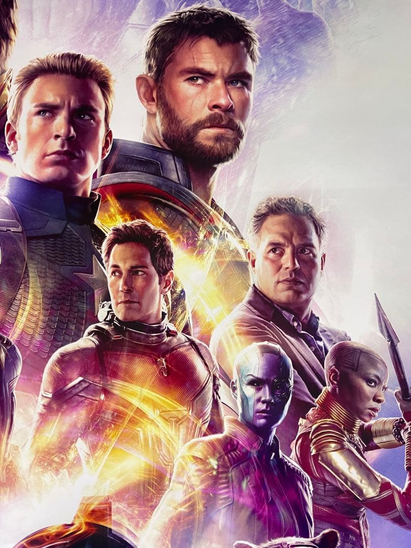 映画館用両面印刷ポスター:アベンジャーズ エンドゲーム マーベル