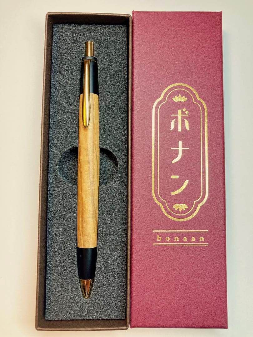 シャープペン | 木軸ペン工房 金杢犀 527極上 ハカランダ 杢あり 木軸