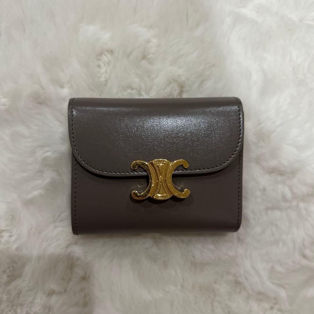 CELINE セリーヌ スモール フラップウォレット トリオンフ