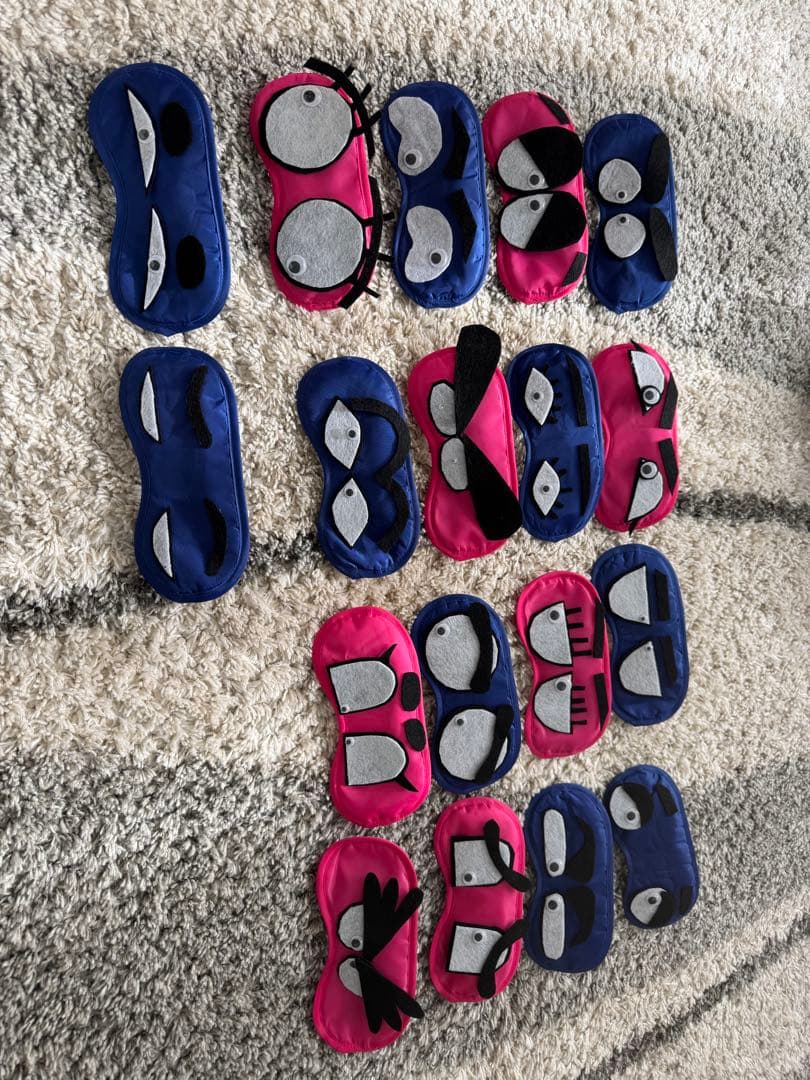 結婚式 格付けチェック アイマスク 余興 パーティ 13個 結婚式余興