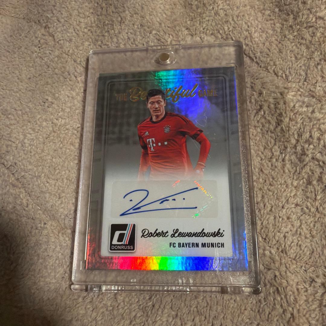 直筆サイン入り写真 ロベルト・レヴァンドフスキ FCバイエルン SA鑑定