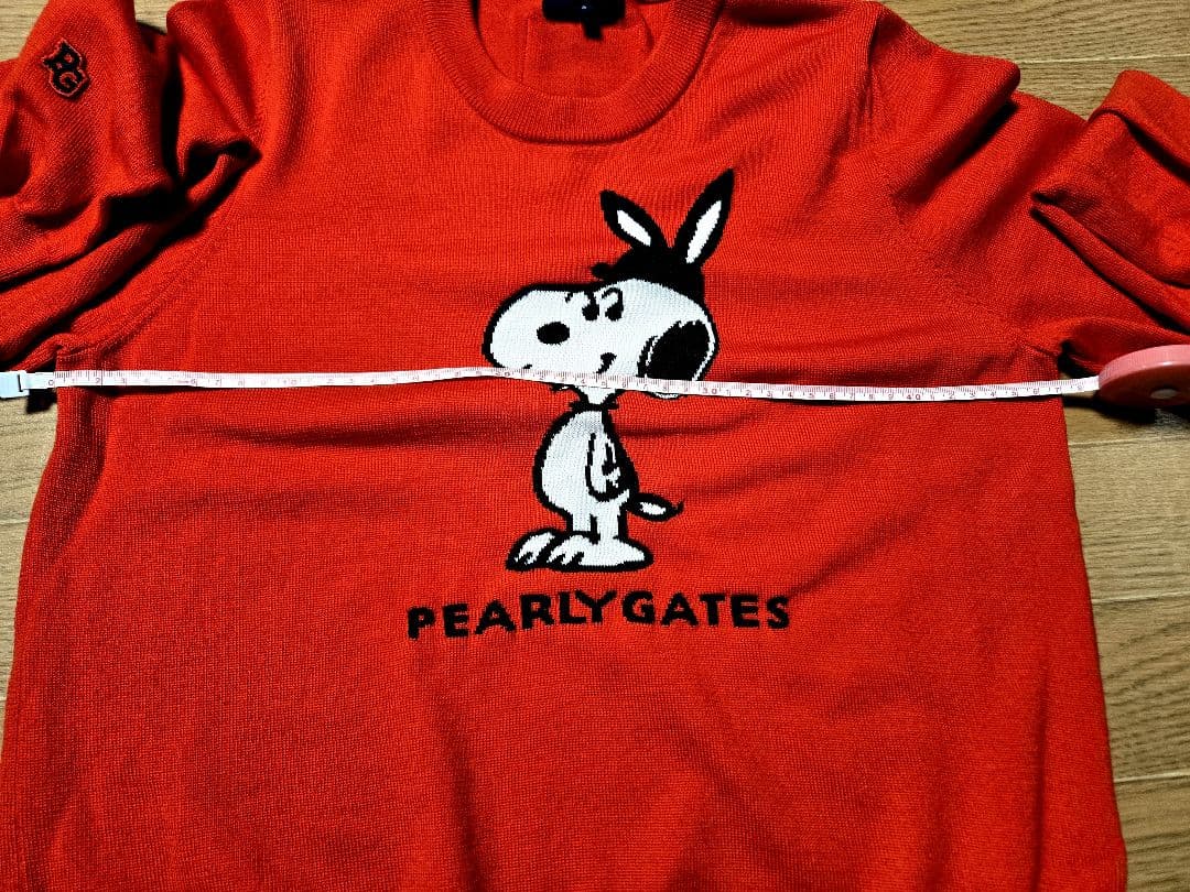 ❣️美品❣️パーリーゲイツPEARLY GATESスヌーピーコラボニットセーター