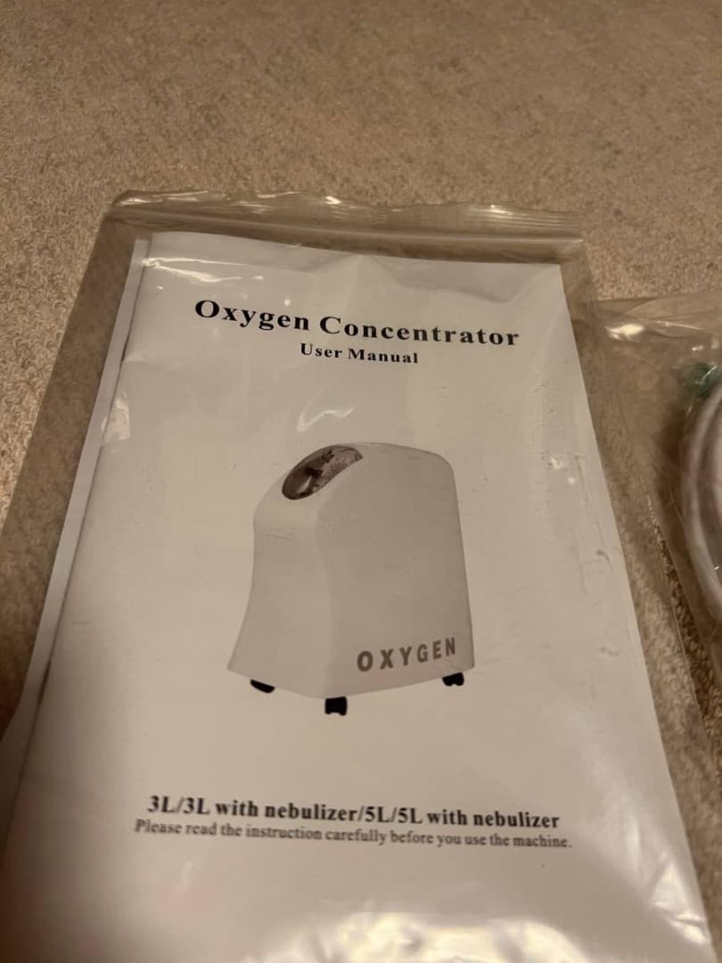 家庭用 酸素発生器 酸素濃縮器 OLV-5 オキシゲン ペット用として使用可能