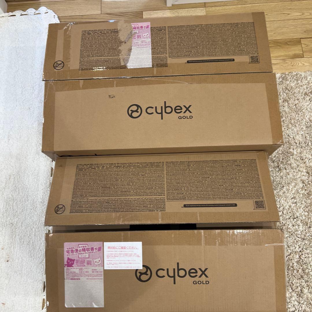 ア*ル様 グレー ベビーシート　ベースセット cybex gold BASEG