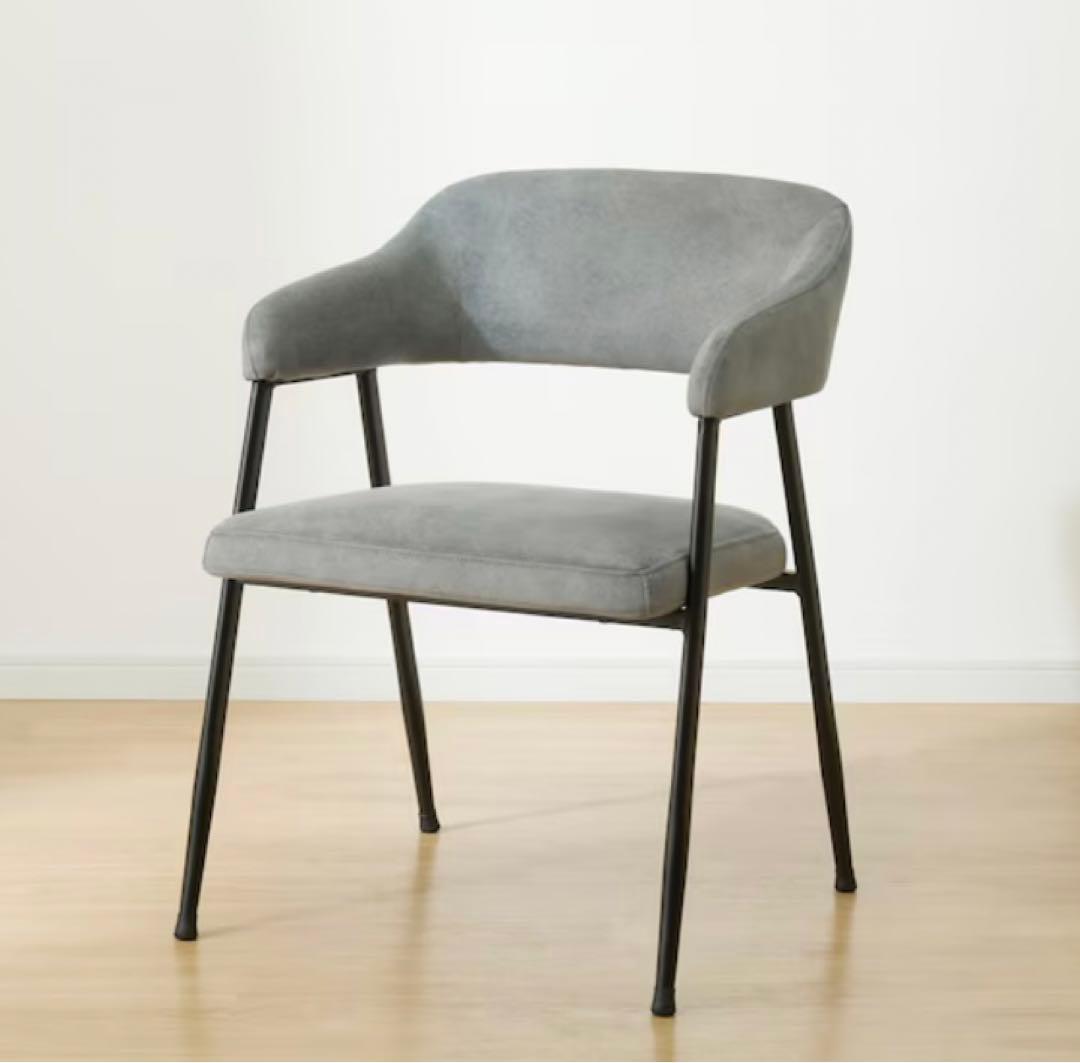 【直接お渡し限定】 ニトリ ダイニングテーブル チェア4脚 グレー ライトグレー