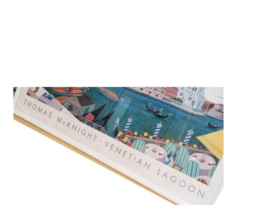 ☆最終販売価格☆トーマスマックナイト☆ヴェネチアンラグーン額寸横約