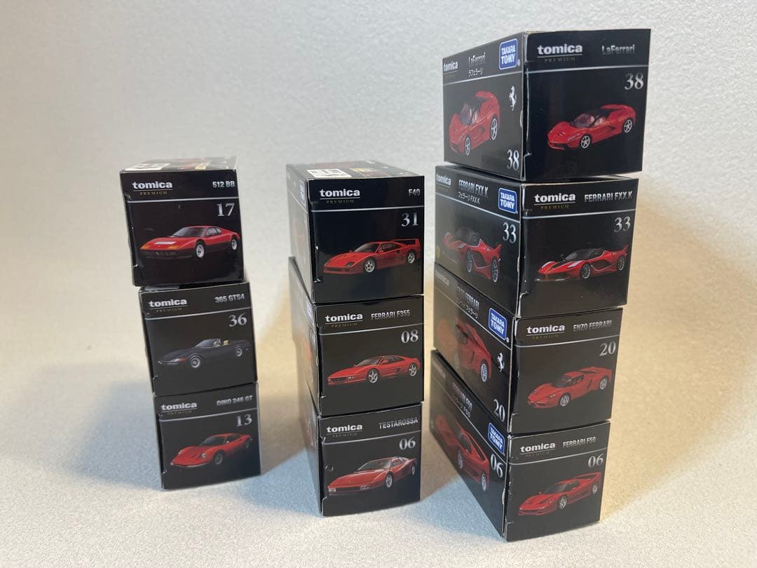 トミカ プレミアム 通常盤 全フェラーリ セット